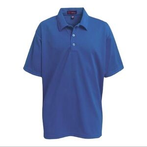 NWOT King Louie America Royal Blue Moisture Management Polo Shirt‌‌‌‌‌‌‌‌‌‌‌‌